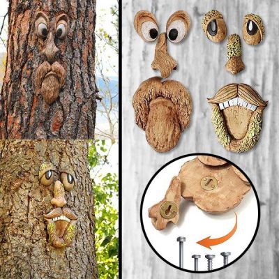 Kerti dekoráció, öreg mosolygós ember | SCULPTURE