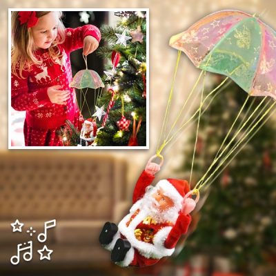 Mikulás ejtőernyővel | SANTASWING