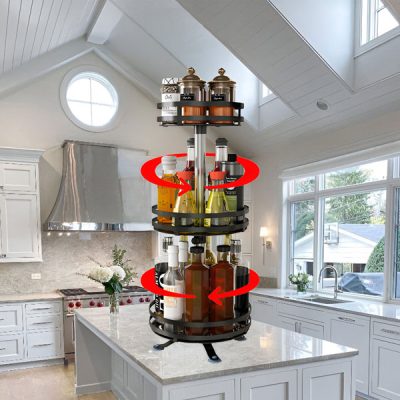 360°-ban forgatható fém tároló szervező (3 szint) | SPINSTORE