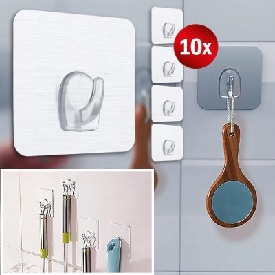 Átlátszó fali akasztók | STICKYHOOKS