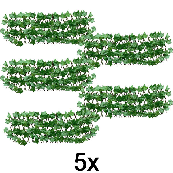 5x Széthúzható kerítés (30 x 80 cm) | GREENFENCE