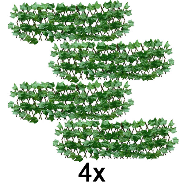 4x Széthúzható kerítés (30 x 80 cm) | GREENFENCE