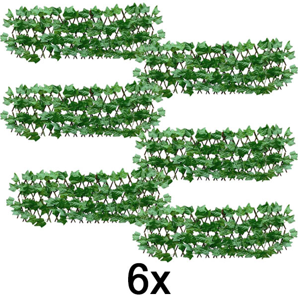 6x Széthúzható kerítés (30 x 80 cm) | GREENFENCE